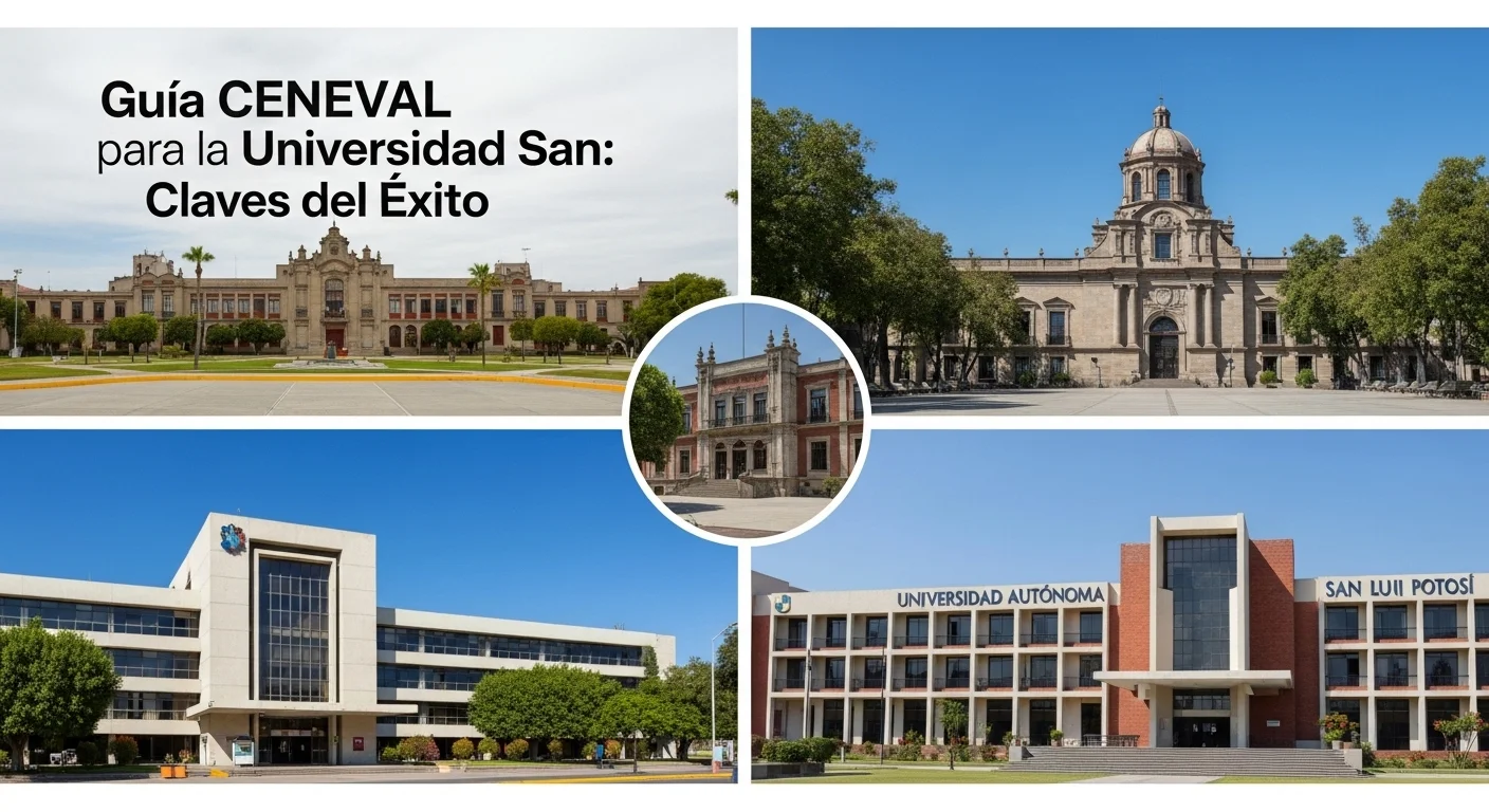 Montaje de imágenes mostrando los campus de la Universidad Nacional Mayor de San Marcos y la Universidad Autónoma de San Luis Potosí.
