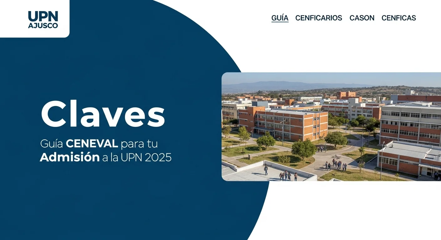 Vista del campus de la UPN Ajusco, mostrando sus instalaciones para diversas carreras universitarias.