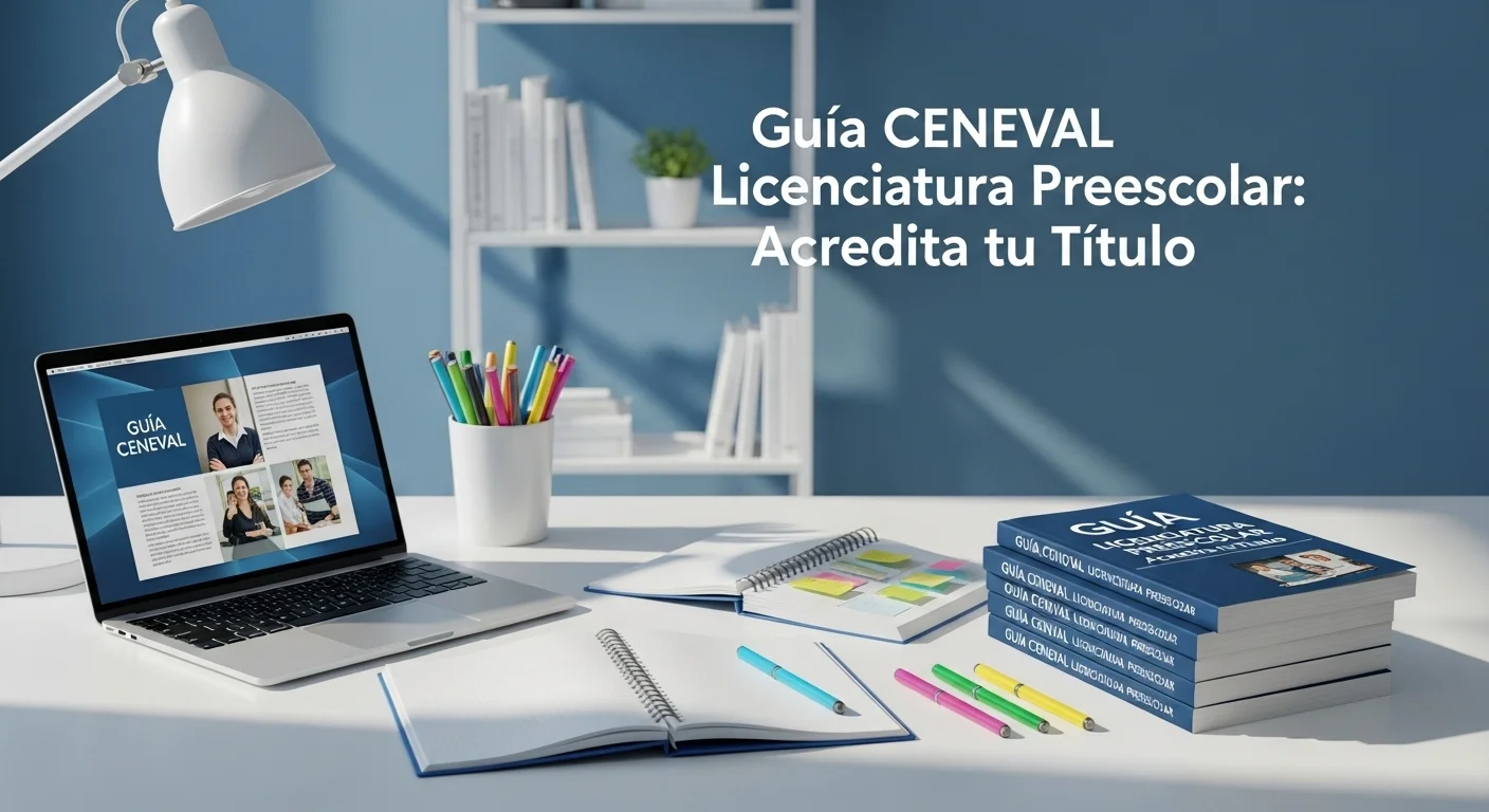 Guía de estudio y materiales para la acreditación de la Licenciatura en Educación Preescolar vía CENEVAL.